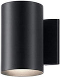 Kichler Cylinders 7" Outdoor Wall Sconce in a Black, 1-Light Exterior Wall Light by Kichler