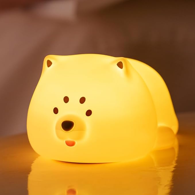 Cute Puppy Night Light for Baby Kids by KinYiLOHome