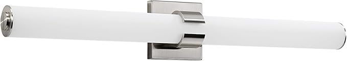 Bathroom Vanity Light Fixtures 31IN Brushed Nickel Bathroom Lights Over Mirror - Image 2