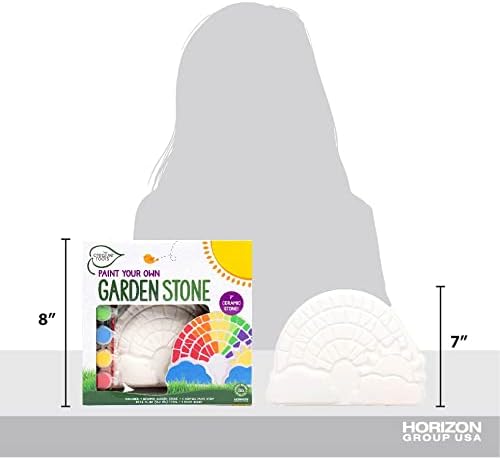 Creative Roots Paint Your Own Rainbow Stepping Stone Craft Kits - Image 8