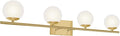 New Bathroom Vanity Light Fixtures Brushed Brass Milk White Globe Glass Shade 4 by Enjoyyourhealthylife