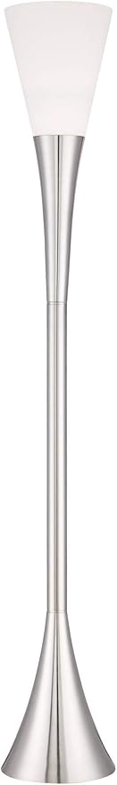 Possini Euro Design Piazza Modern Chic Torchiere Floor Lamp Standing 72 1/2" - Image 2