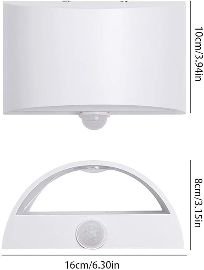 SERDEN LED Hardwired Motion Sensor Light Indoor Wall Sconce, Motion Sensor Wall - Image 6