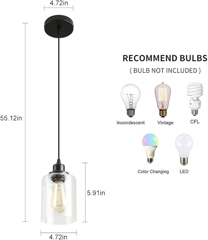 3 Lights Industrial Pendant Light - Image 7