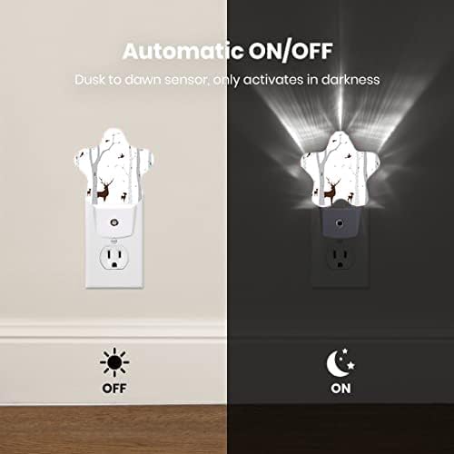 Night Light Plug-in into Wall Dusk to Dawn Smart Sensor White Led Nightlight - Image 7