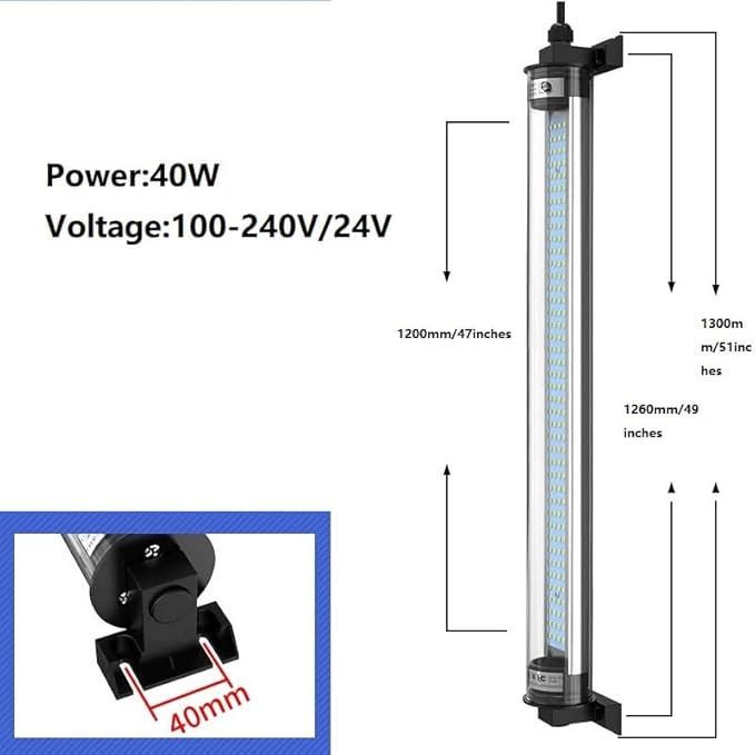 Waterproof Led Tube Light LED Explosion Proof Work Lights 110-220V CNC Machine - Image 3