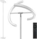 White Floor Lamp, Modern Stepless Dimmable Standing Lamp 3000-6000K, 20W LED by SIBRILLE