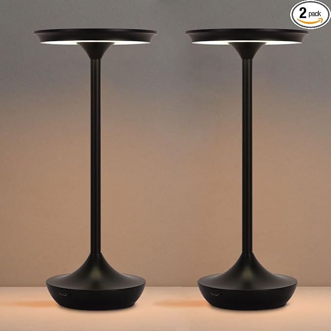 EJQ Cordless Table Lamp Rechargeable, 6000mAh Battery Operated LED Table Lights by EJQCordlessTableLamp