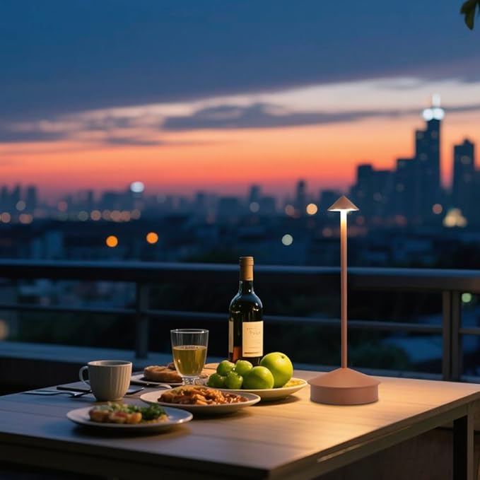 LED Cordless Table Lamps Set of 2, Portable Rechargeable 6000mAh Outdoor - Image 7