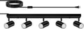 5 Light Track Lighting Kit, Industrial LED Wall Light by HOME