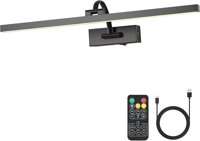 Wireless Picture Lights for Wall Battery Operated by DESOOP