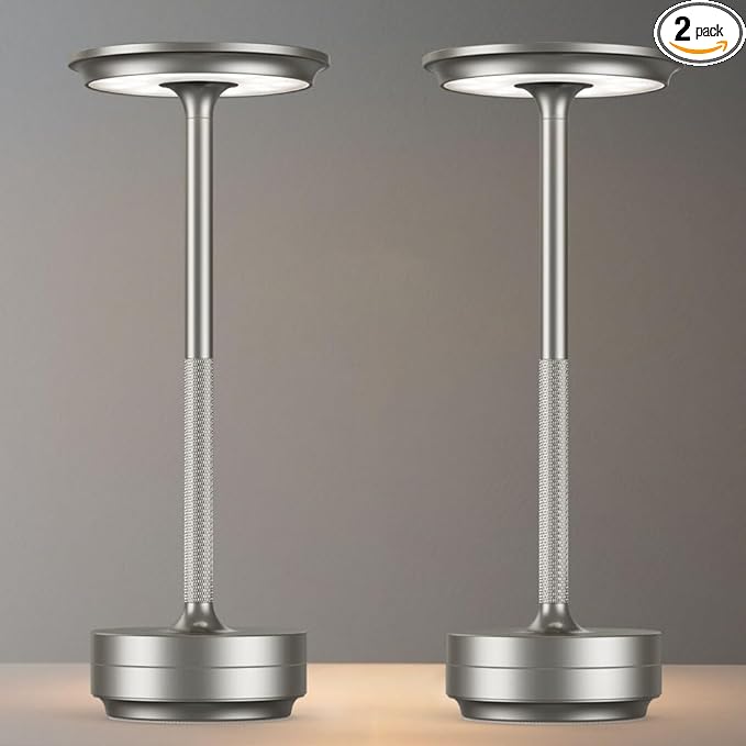 EJQ Cordless Rechargeable Table Lamp, Portable 5000mAh Battery Desk Lamp by EJQCordlessTableLamp