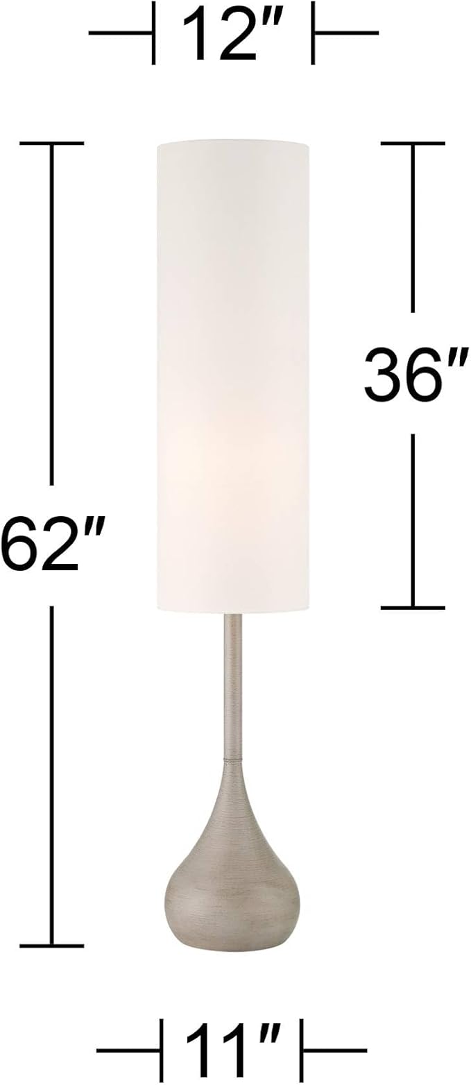 Possini Euro Design Moderne Mid Century Modern 62" Tall Standing Floor Lamp - Image 4