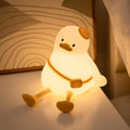 Cute Duck Night Light, Animal Lamp, Food Grade Silicone, Rechargeable, 3 Level by IMMORROSA