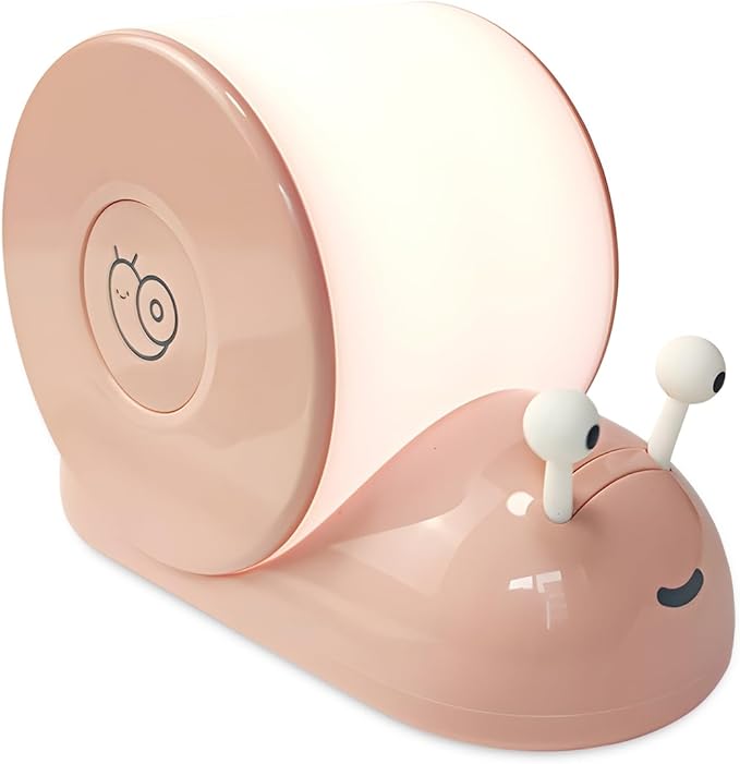 Cute Snail Night Light | Magnetic Base Dimmable Bedside Lamp | 800mAh - Image 7