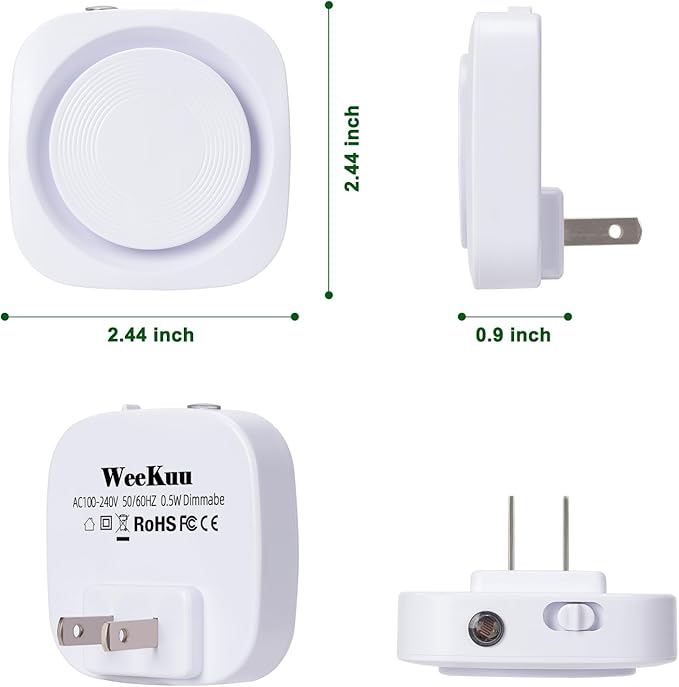 LED Night Lights Plug into Wall, Indirect Soft Dimmable Night Light - Image 7