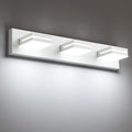 SineRise LED Modern Bathroom Vanity Light Fixtures, Matte White Modern Acrylic by SINERISELIGHTING