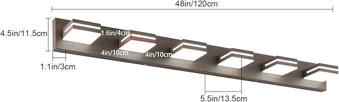 SineRise LED Modern Bathroom Vanity Light Fixtures - Image 4