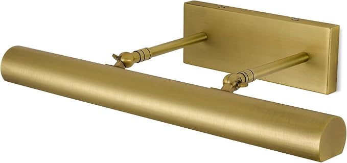 Brass Picture Lights for Wall, 3-Light Brush Gold Art Light, Warm White 2700k by Joyunleo