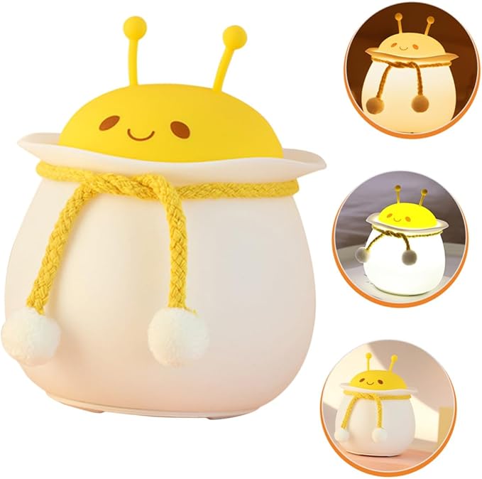 Silicone Bedroom Night Light Color Changing Animals Night Lamp USB Rechargeable - Image 6