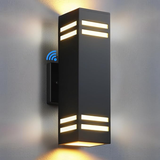 SHIMR Dusk to Dawn Outdoor Light Fixture, Modern Outdoor Wall Lights by SHIMR