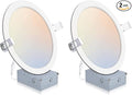 2 Pack Recessed Lighting 8 Inch by POWERASIA