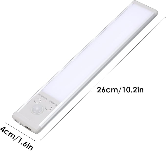 Asixxsix 2 Pack Under Cabinet Lighting Rechargeable, Rechargeable Motion Sensor - Image 7