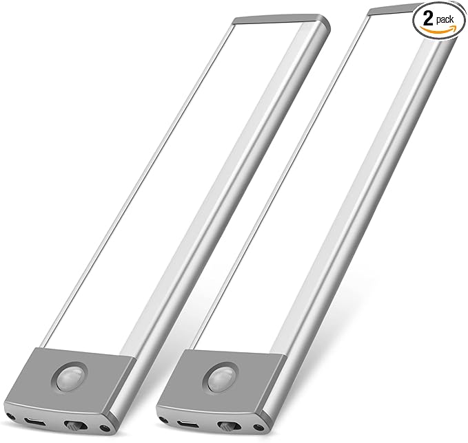 30-LED Under Cabinet Lights, USB Rechargeable Kitchen Cupboard Night Light by RXWLKJ