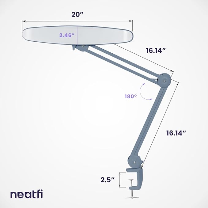 Neatfi XL 2, 200 Lumens LED Desk Lamp - Image 8