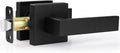 Estmoon 1 Pack Passage Door Handle Matte Black Door Lever, Interior Door Knob by ESTMOON