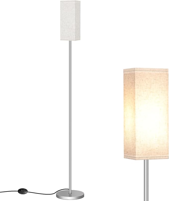 64.6'' Floor Lamp, Pole with Foot Switch, Modern Standing Lamp Lamp, Minimalist - Image 9