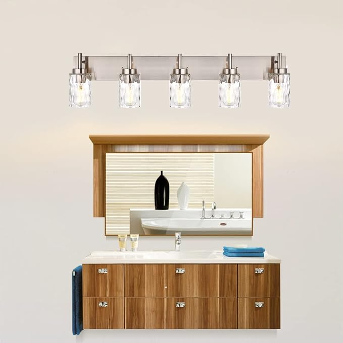 BONLICHT Transitional Vanity Lighting Fixtures Brushed Nickel - Image 8
