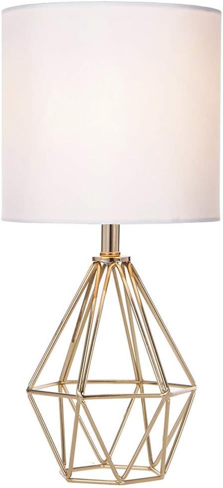 COTULIN Gold Modern Hollow Out Base Bedroom Small Table Lamp, Bedside by COTULIN