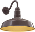 Steel Lighting Co. Gardena Barn Light | Outdoor Wall Mounted | 16" Dome | 11" by SteelLightingCo