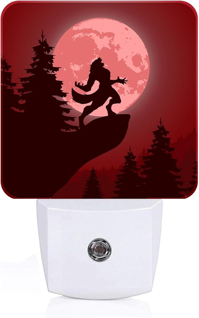 Blood Moon and Werewolves Night Light, Plug-in Night Lights by Unknown