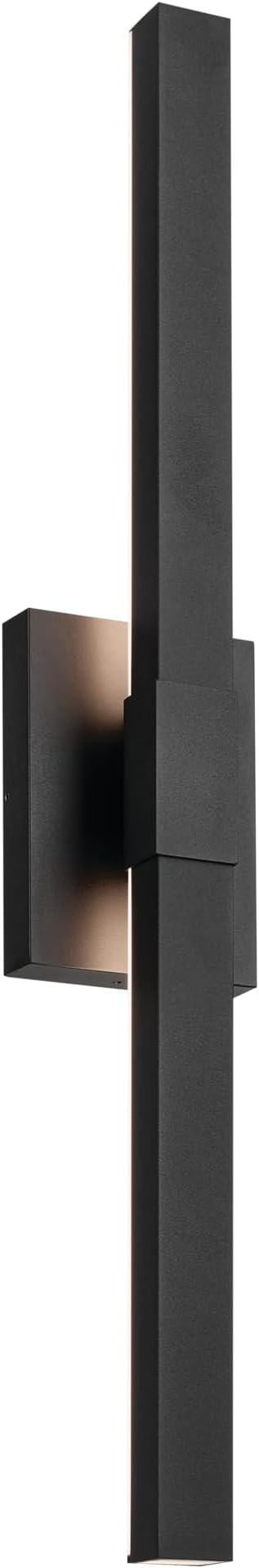 Kichler Nocar LED Textured Black Modern Garage or Patio Outdoor Wall Light by Kichler