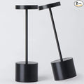 2Pack Cordless Table Lamp, Rechargeable LED Battery 5000mAh Metal USB Portable by YIBEN