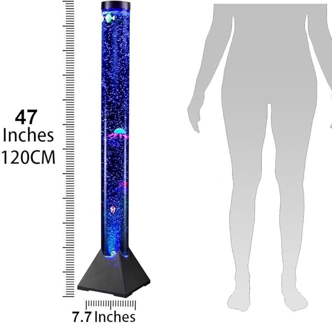 EDIER 3.9 FT Fish Bubble Tube, Sensory Bubble Lamp, Fish Lamp - Image 3