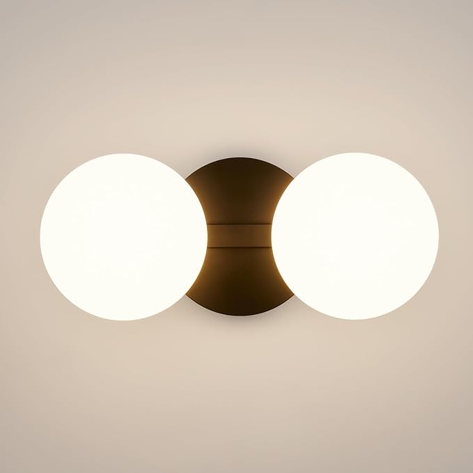 Black Bathroom Vanity Light Fixtures: Modern Wall Scones by FeaseyFeaturedProducts