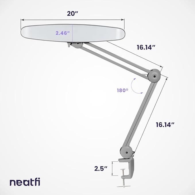 Neatfi XL 2, 200 Lumens LED Desk Lamp - Image 8