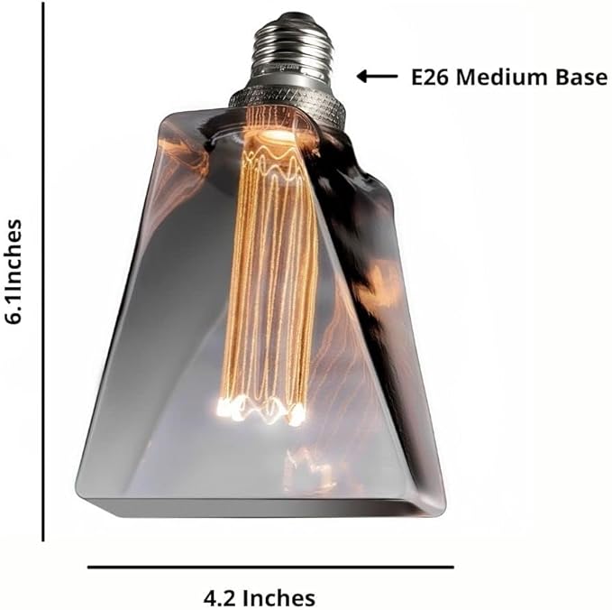 Next Glow Decorative Light Bulb Eq 20W ICE Style Shaped E26 Led Bulb Medium Base - Image 7