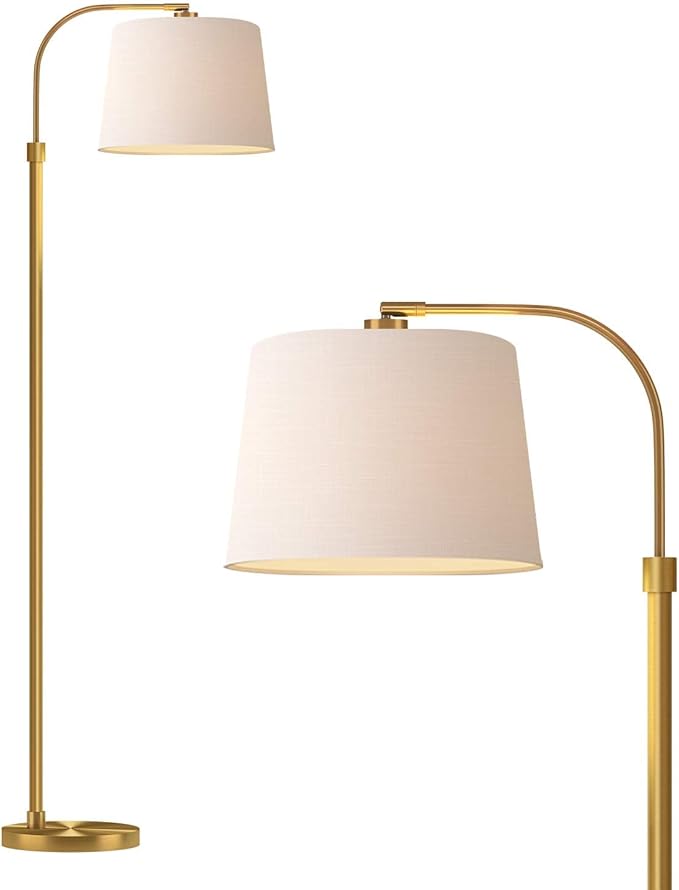 Oneach 62" Gold Floor Lamp for Living Rooms Tall Arc Standing Lamps for by Oneach