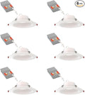 Juno LED Recessed Lights 6 Inch Round Wafer Downlight, 5-in-1 Switchable White by Juno