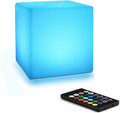 4-inch LED Cube Light, 16 RGB Color Changing Tesseract Cube Lamp by COPU