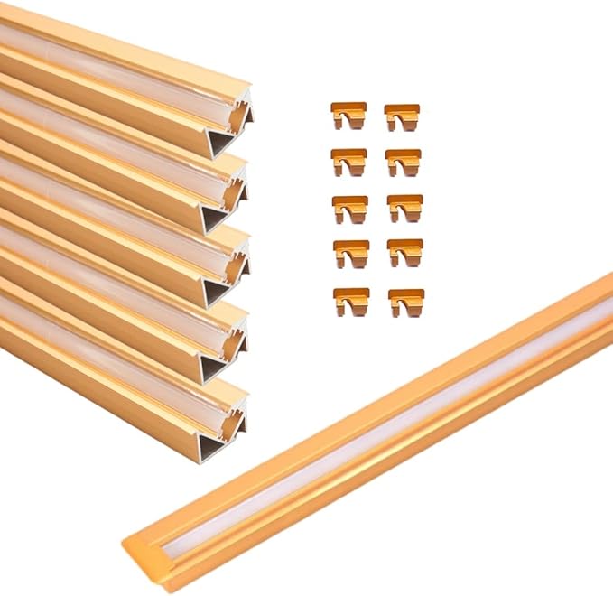 3.3ft/1 Meter Invisible Recessed YW-Shape LED Aluminum Channel System by KSDLMPA