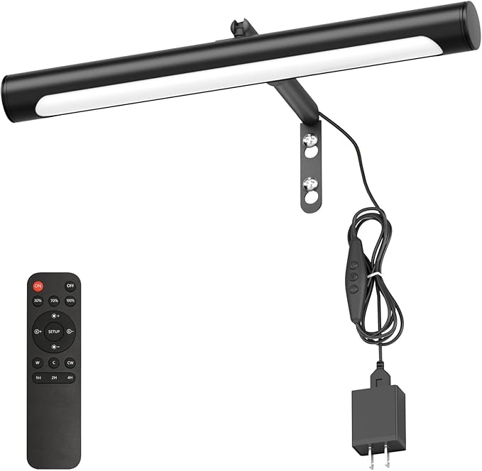 4W Picture Light Plug in, Dimmable Wall Light by Coinmit