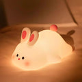 Big Face Rabbit Night Light, 3-Level Pat Control & Cute Squishy Lamp by Rytinazzz