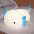 Axolotl Night Light, Cute Axolotl Lamp, Food Grade Silicone Nursery Nightlight by FAMIDUO-BrightenYourLife
