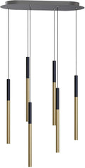 ALTAIR 6 Mini Pendant Lighting Black-Brass by CONTECDEVELOPMENT