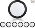 ECOELER 5/6 Inch Black LED Disk Lights, Dimmable Flush Mount Ceiling Disc Light by ECOELER